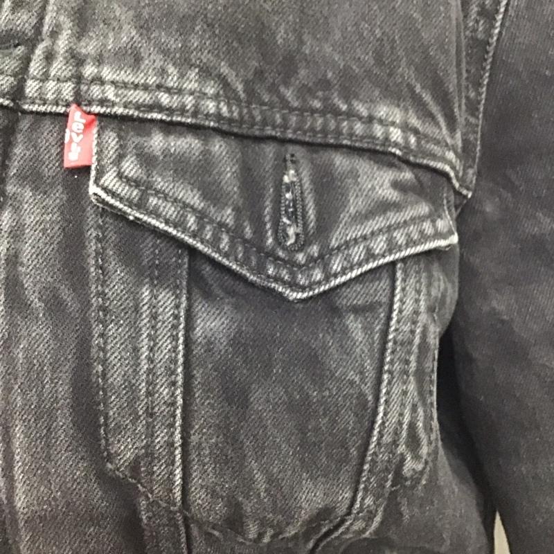 リーバイストラウスアンドコー Levi Strauss & co. ジャケット、上着 ジャケット、ブレザー デニムジャケット Gジャン 長袖ジャケット 裏地ボア アウター M 無地 黒 / ブラック /  メンズ USED 古着 中古 10119215