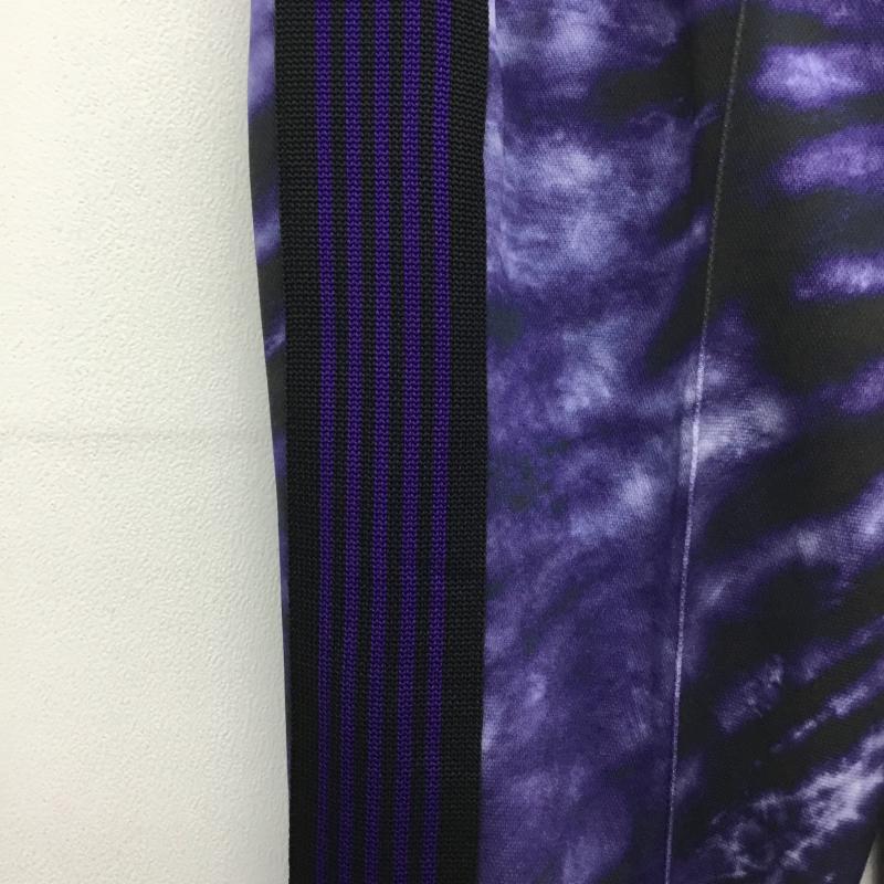 ニードルス Needles パンツ ワークパンツ、ペインターパンツ IN936 Needles ナロートラックパンツ　21SS M ロゴ、文字 X 総柄 紫 / パープル / X 黒 / ブラック / X 白 / ホワイト /  メンズ USED 古着 中古 10118275