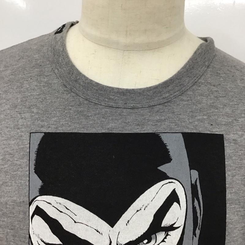 ドルチェアンドガッバーナ DOLCE&GABBANA Tシャツ 半袖 半袖カットソー プリントTシャツ クルーネックカットソー diabolik プリント 灰 / グレー /  メンズ USED 古着 中古 10127826