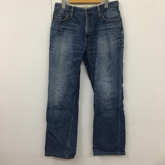 エディーバウアー Eddie Bauer パンツ デニム、ジーンズ デニムパンツ ストレートパンツ ワイドパンツ カジュアルパンツ 32インチ 無地 インディゴ / インディゴ /  メンズ USED 古着 中古 10115146