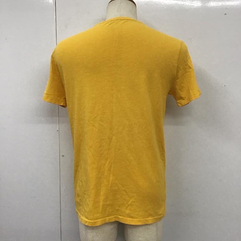 ポロラルフローレン POLO RALPH LAUREN Tシャツ 半袖 半袖 M ロゴ、文字 黄 / イエロー /  メンズ USED 古着 中古 10112817