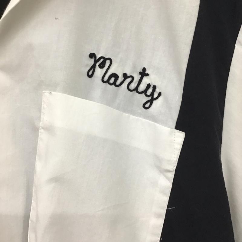 古着 USED シャツ、ブラウス 半袖 半袖シャツ ボーリングシャツ カラーシャツ CruisinUSA 古着 M ロゴ、文字 白 / ホワイト / X 黒 / ブラック /  メンズ USED 古着 中古 10137969