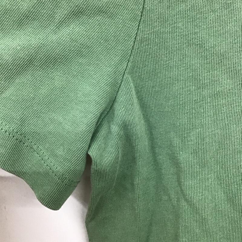 ザラ ZARA Tシャツ 半袖 半袖カットソー プリントTシャツ クルーネックカットソー L ロゴ、文字 緑 / グリーン /  レディース USED 古着 中古 10135439