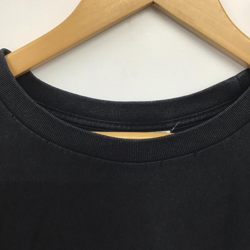 アベイシングエイプ A BATHING APE Tシャツ 半袖 半袖カットソー 無地Tシャツ クルーネックカットソー XXL 無地 黒 / ブラック /  メンズ USED 古着 中古 10141408