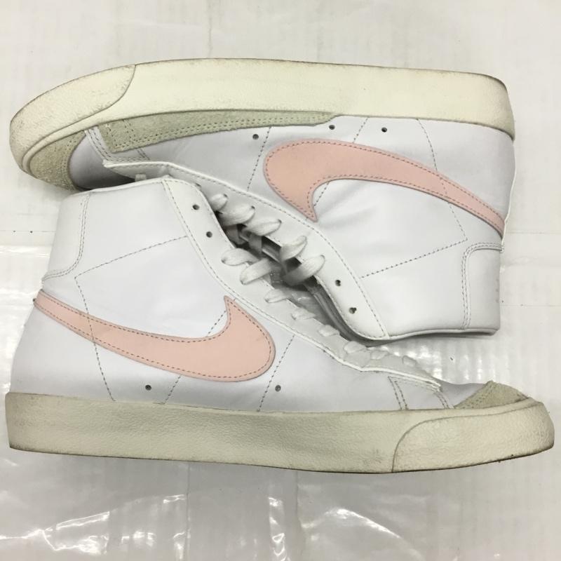 ナイキ NIKE スニーカー スニーカー BQ6806-108 BLAZER MID 77 VINTAGE 28cm 28.0cm ロゴ、文字 白 / ホワイト / X 桃 / ピンク /  メンズ USED 古着 中古 10113951