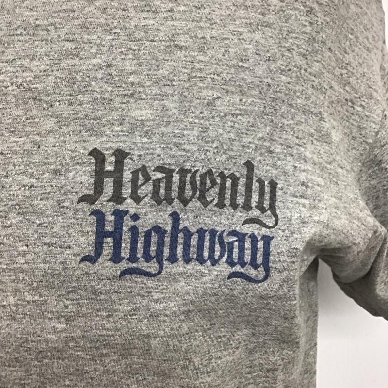 クーティー COOTIE Tシャツ 半袖 クルーネック バックプリント M ロゴ、文字 灰 / グレー /  メンズ USED 古着 中古 10107529