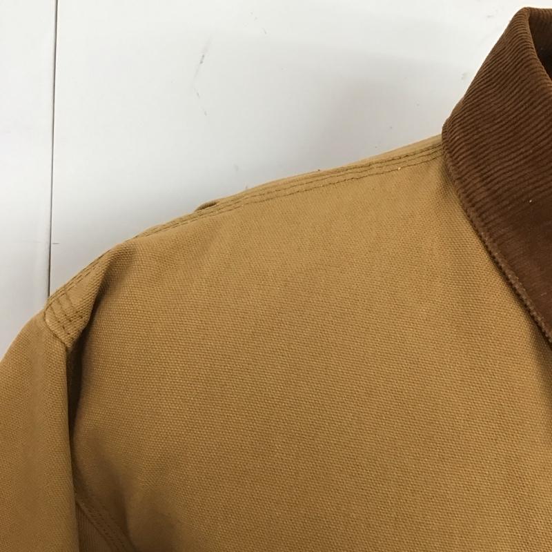 カーハート Carhartt ジャケット、上着 ジャケット、ブレザー カジュアルジャケット カラージャケット ポケットジャケット アウター ロゴ、文字 茶 / ブラウン /  メンズ USED 古着 中古 10116555