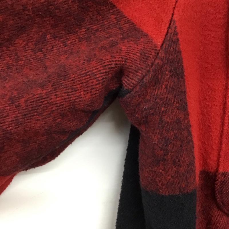 アバクロンビーアンドフィッチ ABERCROMBIE&FITCH シャツ、ブラウス 長袖 長袖シャツ チェックシャツ カラーシャツ 厚手 XS チェック 赤 / レッド / X 黒 / ブラック /  メンズ USED 古着 中古 10140733