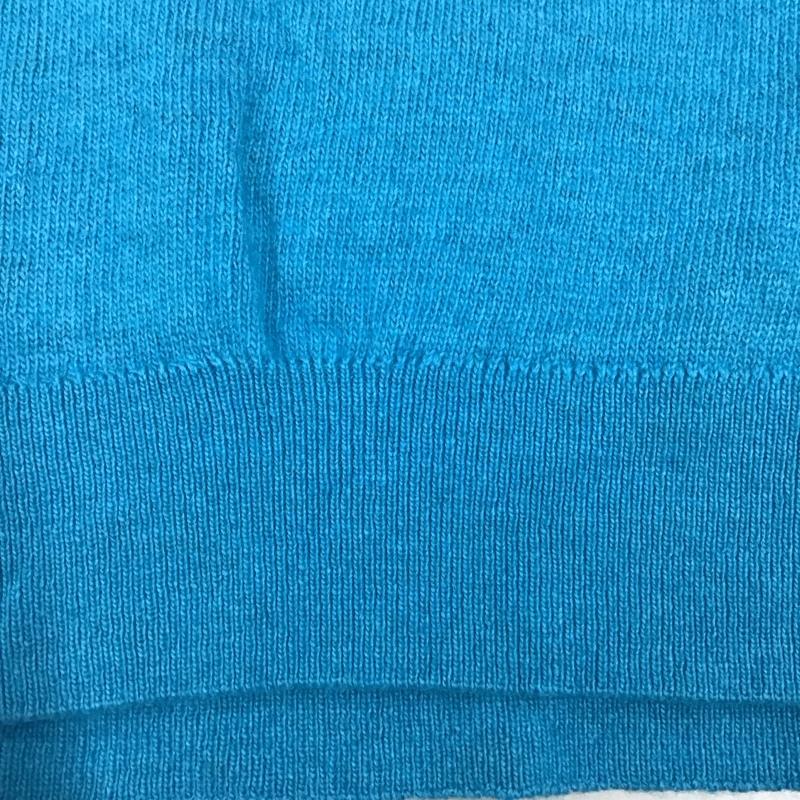 ザラ ZARA ニット、セーター 長袖 6771 018 935 クルーネック L 無地 青 / ブルー /  レディース USED 古着 中古 10118435