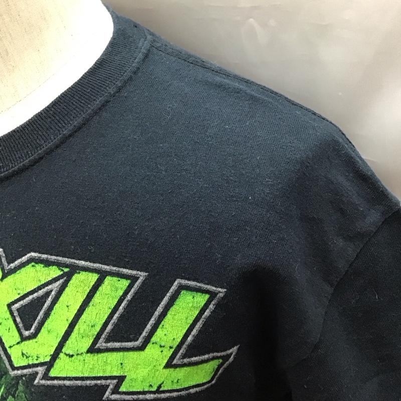 古着 USED Tシャツ 半袖 半袖カットソー プリントTシャツ クルーネックカットソー プリント 黒 / ブラック /  メンズ USED 古着 中古 10117510