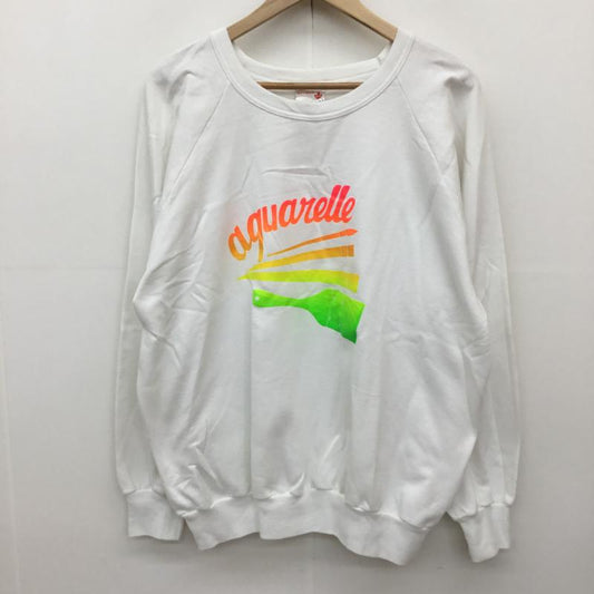 ＵＳＥＤ古着 USED/古着 トレーナー 長袖 MADE IN CANADA XL  白 / ホワイト /  メンズ USED 古着 中古 10136080