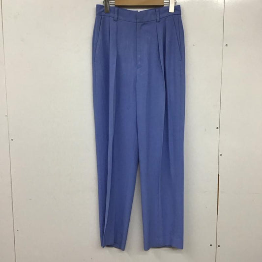 ユナイテッドアローズ UNITED ARROWS パンツ スラックス 1514-162-5028 TAツイルタックテーパードパンツ 38 無地 水色 / ライトブルー /  レディース USED 古着 中古 10137291