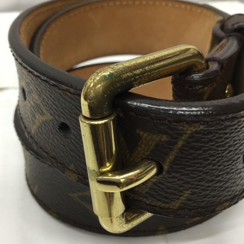 ルイヴィトン LOUIS VUITTON ベルト・バックル ベルト LB1023 モノグラム 総柄 ダークブラウン / ダークブラウン /  メンズ USED 古着 中古 10110538