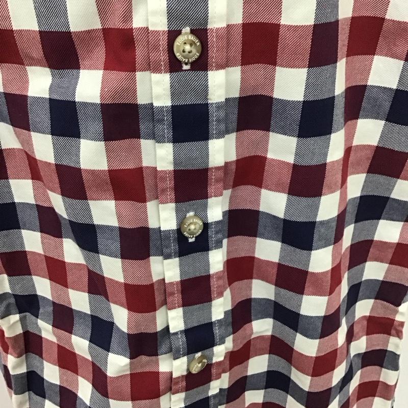 エディーバウアー Eddie Bauer シャツ、ブラウス 半袖 半袖シャツ チェックシャツ ボタンダウンシャツ S チェック マルチカラー / マルチカラー /  メンズ USED 古着 中古 10111119