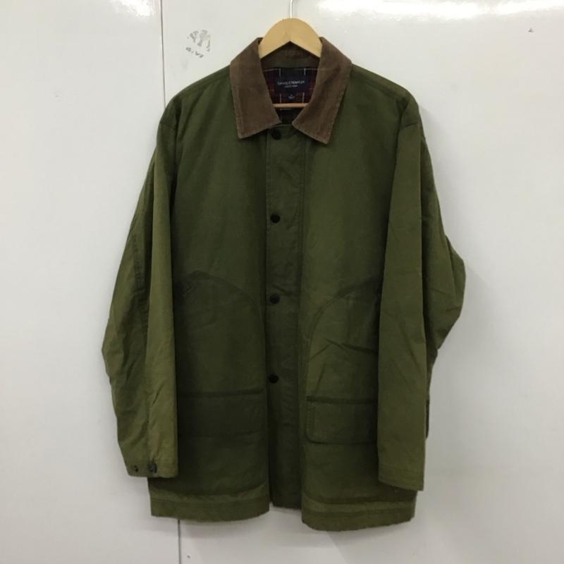ダニエル・クレミュ DANIEL CREMIEUX ジャケット、上着 ジャケット、ブレザー ジップアップジャケット アウター 古着 オイルジャケット L 無地 カーキ / カーキ /  メンズ USED 古着 中古 10130078