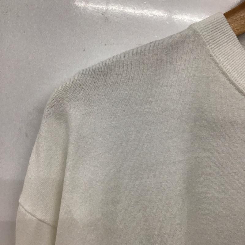 スタンダード カリフォルニア STANDARD CALIFORNIA Tシャツ 長袖 L ロゴ、文字 X プリント 白 / ホワイト /  メンズ USED 古着 中古 10134814