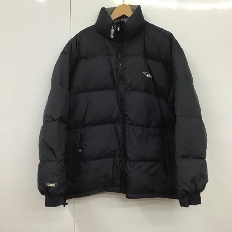 ベアー Bear USA ジャケット、上着 ジャケット、ブレザー ジップアップジャケット ナイロンジャケット アウター ダウンジャケット リバーシブル L ロゴ、文字 灰 / グレー /  メンズ USED 古着 中古 10132242