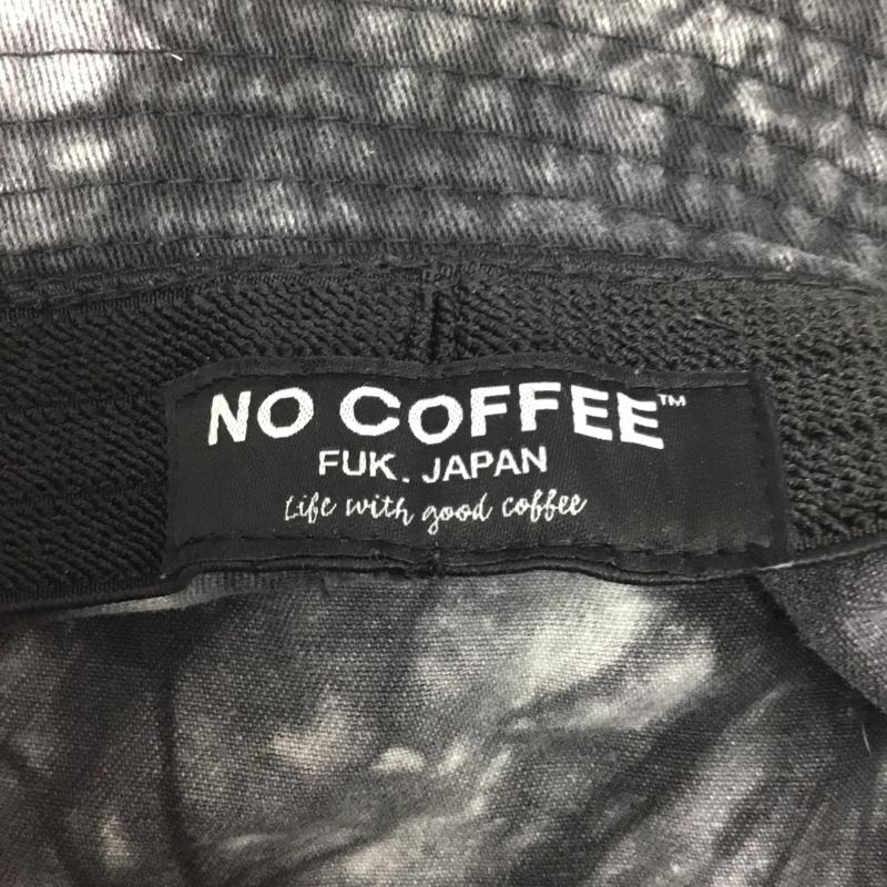 ノーコーヒー NO COFFEE 帽子 ハット バケットハット バケハ タイダイ ロゴ、文字 黒 / ブラック /  メンズ USED 古着 中古 10113982