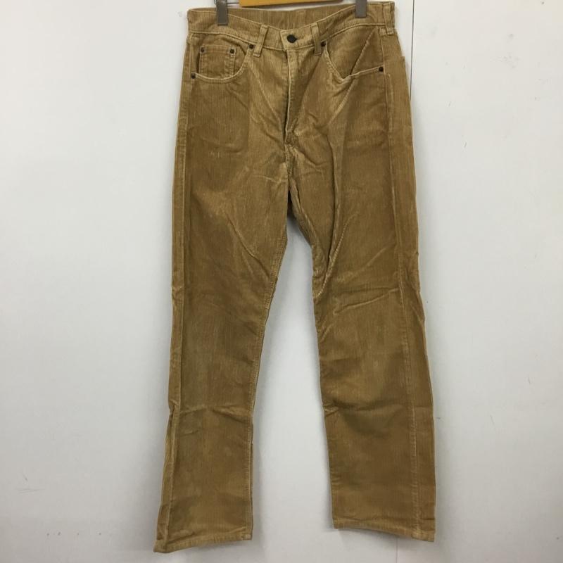 リーバイストラウスアンドコー Levi Strauss & co. パンツ デニム、ジーンズ コーデュロイパンツ ワイドパンツ ストレートパンツ 90s 日本製 太畝 33インチ 無地 ベージュ / ベージュ /  メンズ USED 古着 中古 10116230