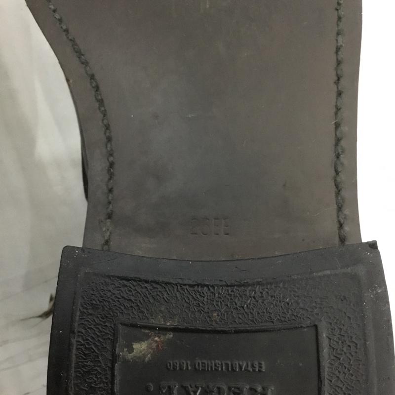 リーガル REGAL 革靴 革靴 2504 プレーントウ ビジネスシューズ 26EE 26.0cm 無地 ダークブラウン / ダークブラウン /  メンズ USED 古着 中古 10123800
