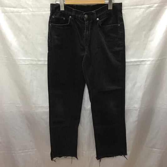 ラルフローレン RALPHLAUREN パンツ デニム、ジーンズ 無地 黒 / ブラック /  レディース USED 古着 中古 10112412