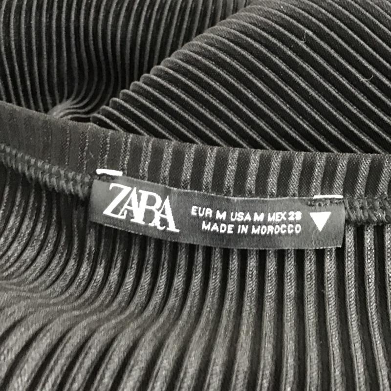 ザラ ZARA ワンピース ロングスカート M 無地 黒 / ブラック /  レディース USED 古着 中古 10106130