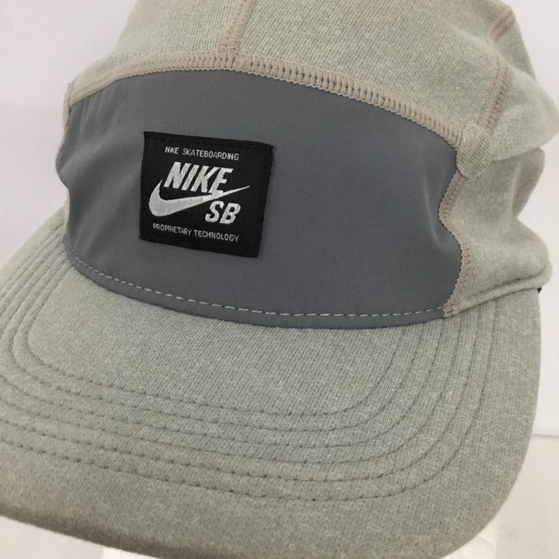 ナイキエスビー NIKE SB 帽子 キャップ 729511-050 エヴァレットポケット 5パネル キャップ ロゴ、文字 灰 / グレー /  メンズ USED 古着 中古 10136308
