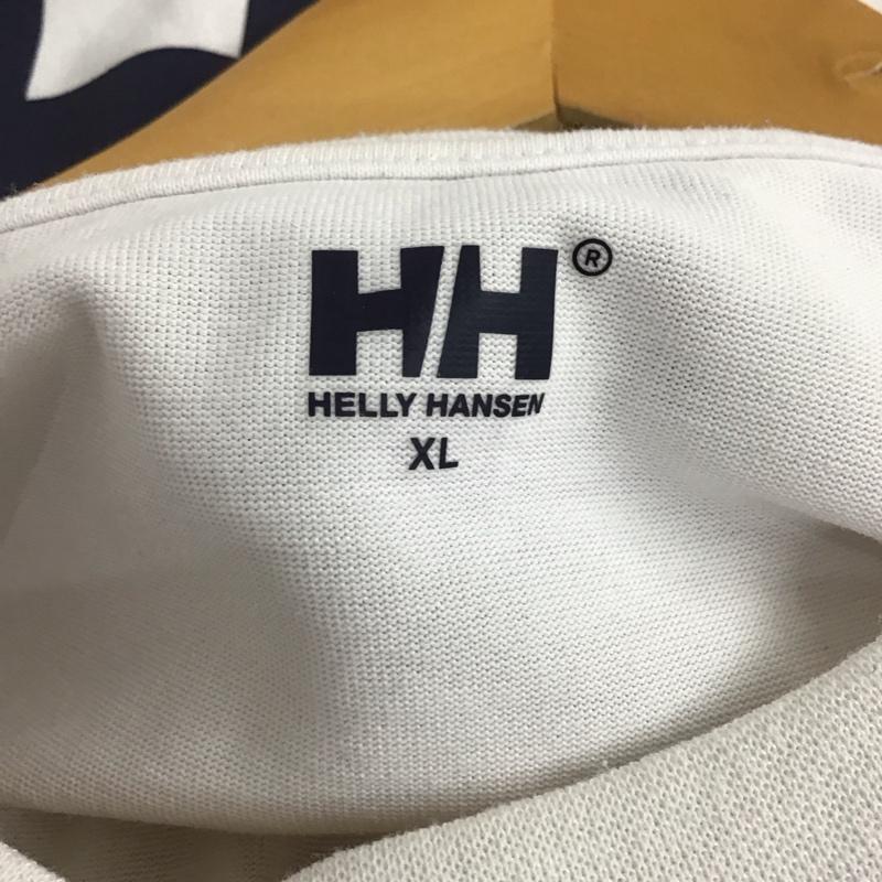 ヘリーハンセン HELLY HANSEN Tシャツ 半袖 hoev62002 半袖カットソー クルーネックカットソー プリントTシャツ XL ロゴ、文字 白 / ホワイト /  メンズ USED 古着 中古 10132359