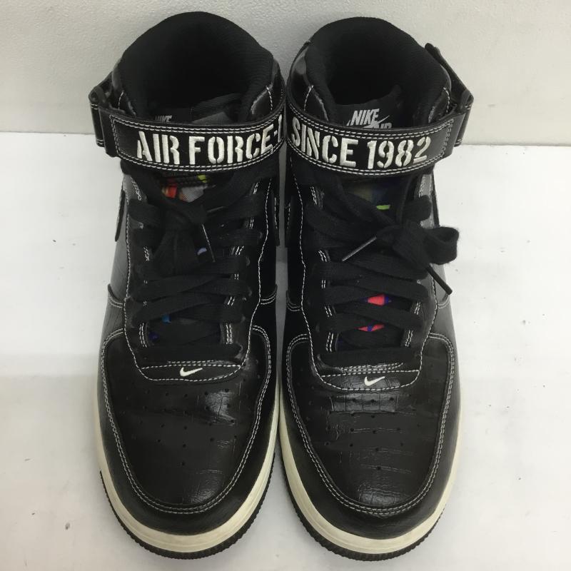 ナイキ NIKE スニーカー スニーカー AIR FORCE 1 MID  07 LX エア フォース 1 ミッド  07 LX DV1029-010 26.5cm ロゴ、文字 X アニマル柄 黒 / ブラック /  メンズ USED 古着 中古 10108154