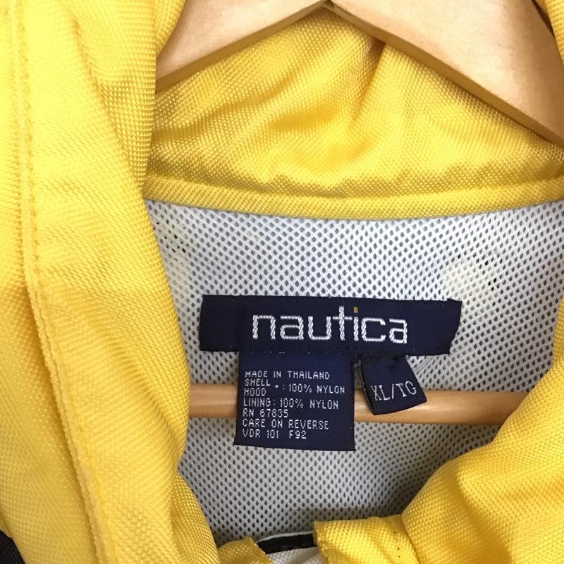 ノーティカ NAUTICA ジャケット、上着 ジャンパー、ブルゾン ジップアップジャケット ジャンパー アウター スタンドネック XL 無地 紺 / ネイビー /  メンズ USED 古着 中古 10143163