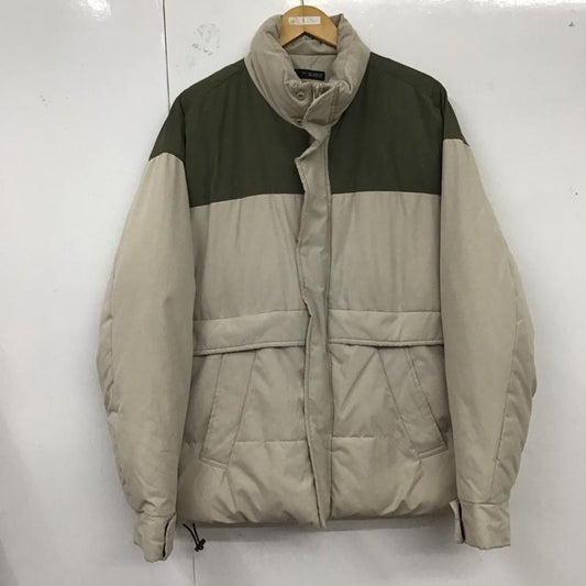 ザラ ZARA ジャケット、上着 ジャンパー、ブルゾン ジップアップジャケット ジャンパー ジャケット ダウンジャケット アウター L 無地 ベージュ / ベージュ /  メンズ USED 古着 中古 10121662