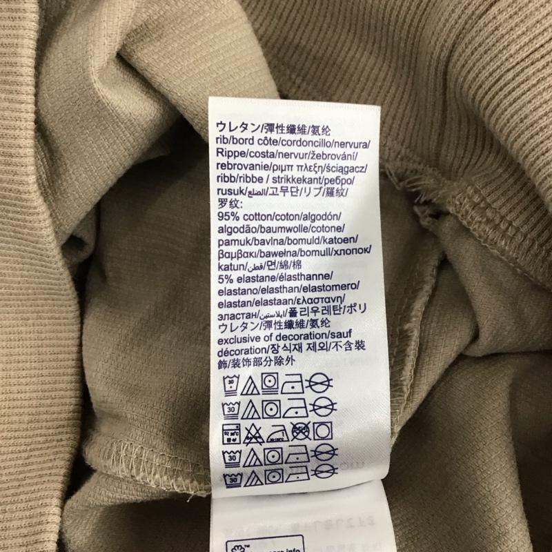 トミー ジーンズ TOMMY JEANS カットソー 長袖 長袖カットソー クルーネックカットソー ロングスリーブカットソー コーデュロイ M ロゴ、文字 ベージュ / ベージュ /  メンズ USED 古着 中古 10124326