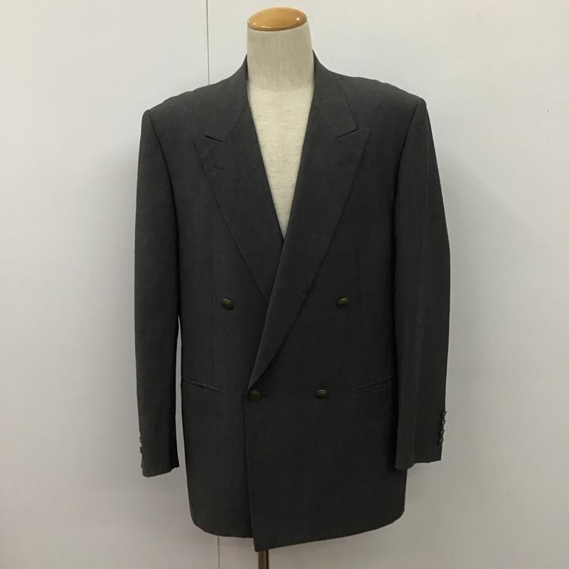 クリスチャンディオール Christian Dior ジャケット、上着 ジャンパー、ブルゾン ダブルカラージャケット カジュアルジャケット アウターロングジャケット 90s 無地 灰 / グレー /  メンズ USED 古着 中古 10107220