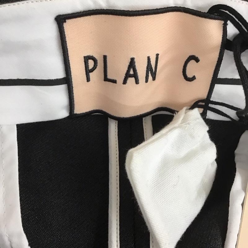 プランシー PLAN C パンツ スラックス pncaa06l00 ストレートパンツ スラックス センタータックパンツ ストレッチ 38 無地 灰 / グレー /  レディース USED 古着 中古 10108645