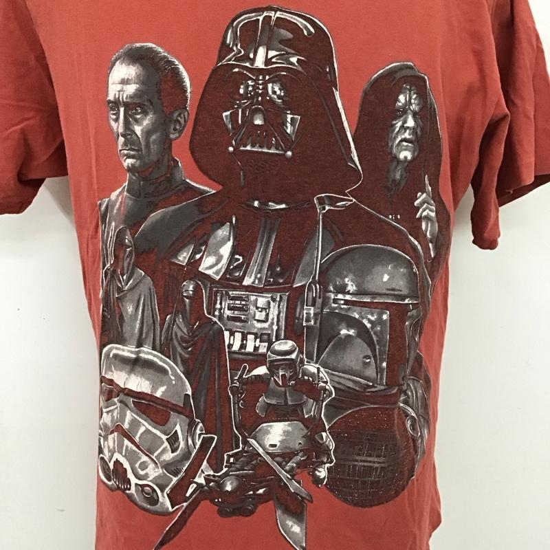 古着 USED Tシャツ 半袖 90年代 1995年 コピーライト ルーカスフィルム スターウォーズ L ワンポイント 赤 / レッド /  メンズ USED 古着 中古 10112663