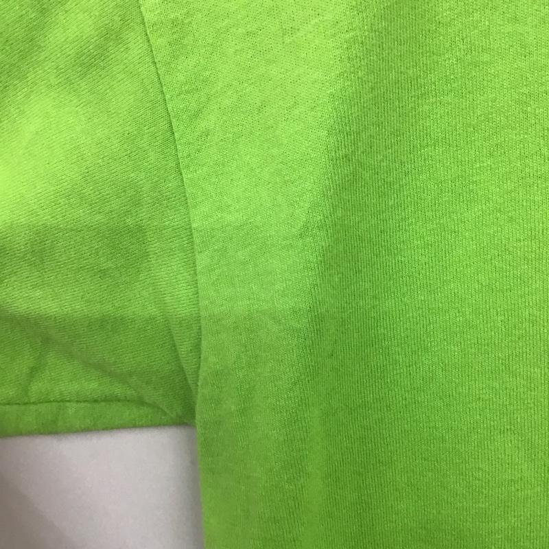 ギルダン GILDAN Tシャツ 半袖 XL ロゴ、文字 X プリント 薄緑 / ライトグリーン /  メンズ USED 古着 中古 10134612