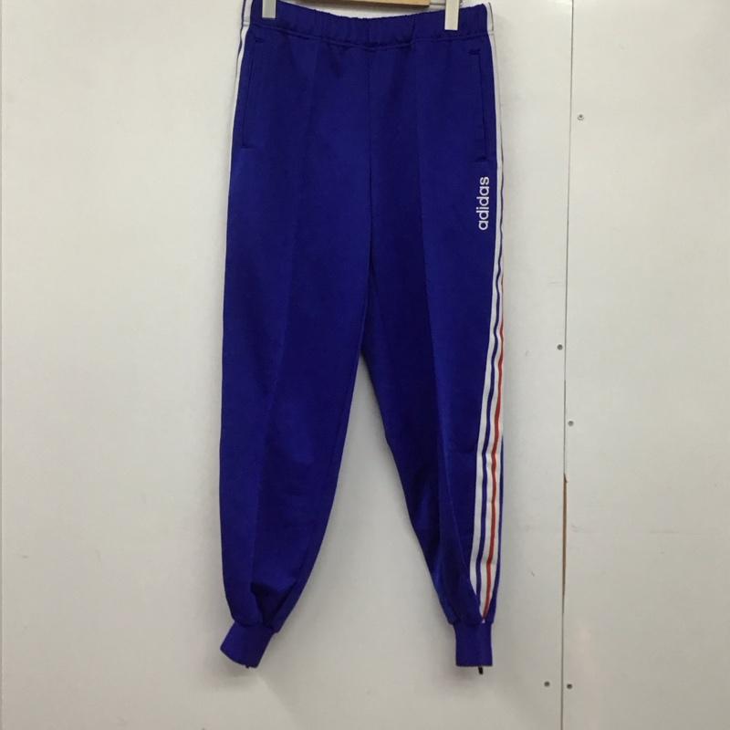 アディダス adidas パンツ ワークパンツ、ペインターパンツ ワイドパンツ カジュアルパンツ ワークパンツ ジャージ 0 ロゴ、文字 青 / ブルー /  メンズ USED 古着 中古 10146478