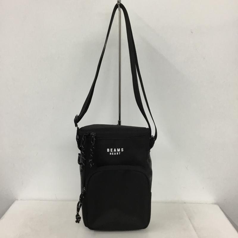 ビームス ハート BEAMS HEART ショルダーバッグ ショルダーバッグ 42-61-0058-819 ボックスショルダーバッグ ロゴ、文字 黒 / ブラック /  メンズ USED 古着 中古 10146330