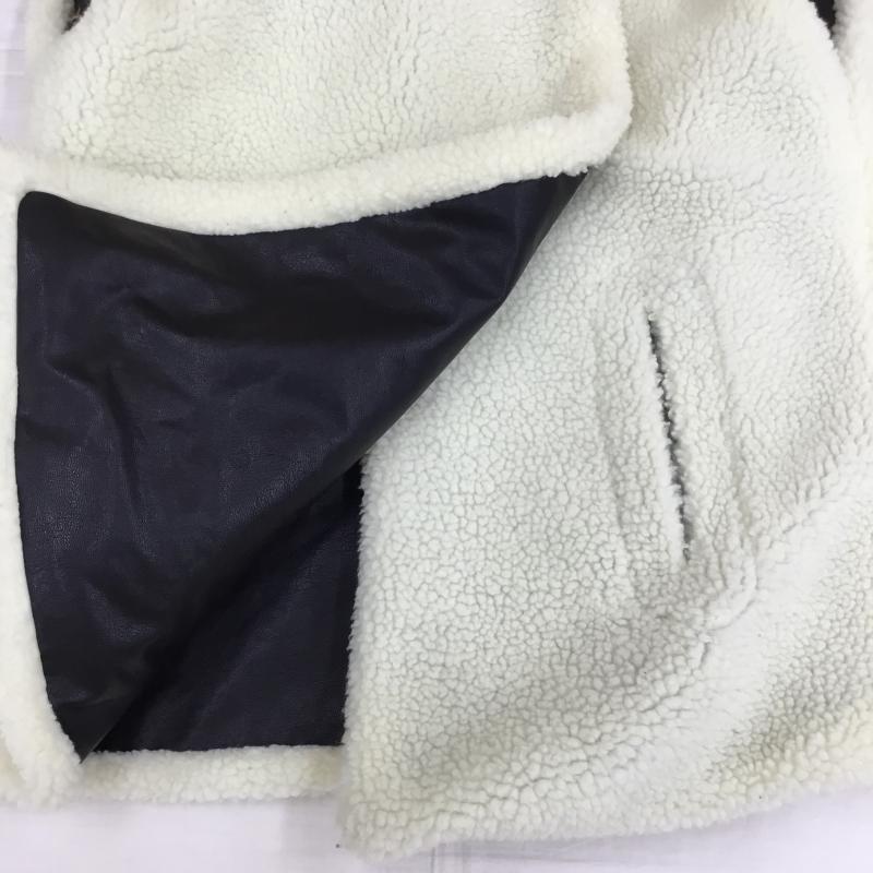 カスタネ Kastane ベスト ベスト KAS1404 FREE 無地 白 / ホワイト / X 黒 / ブラック /  レディース USED 古着 中古 10141165