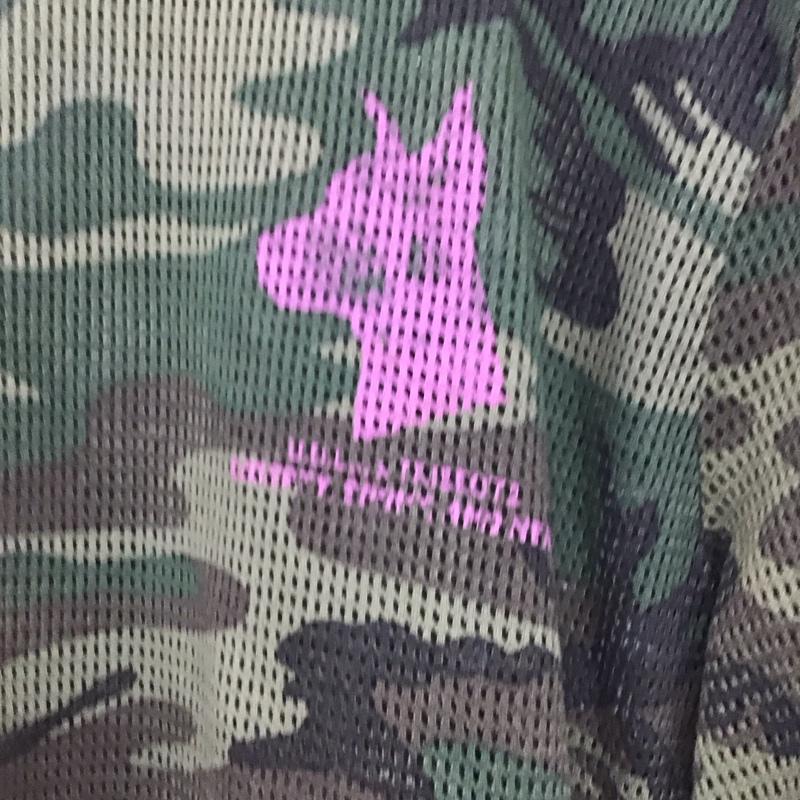 ジャーナルスタンダード トライセクト JOURNAL STANDARD TRISECT Tシャツ 長袖 メッシュ ロンT バックプリント XXL カモフラージュ柄・迷彩 マルチカラー / マルチカラー /  メンズ USED 古着 中古 10146344
