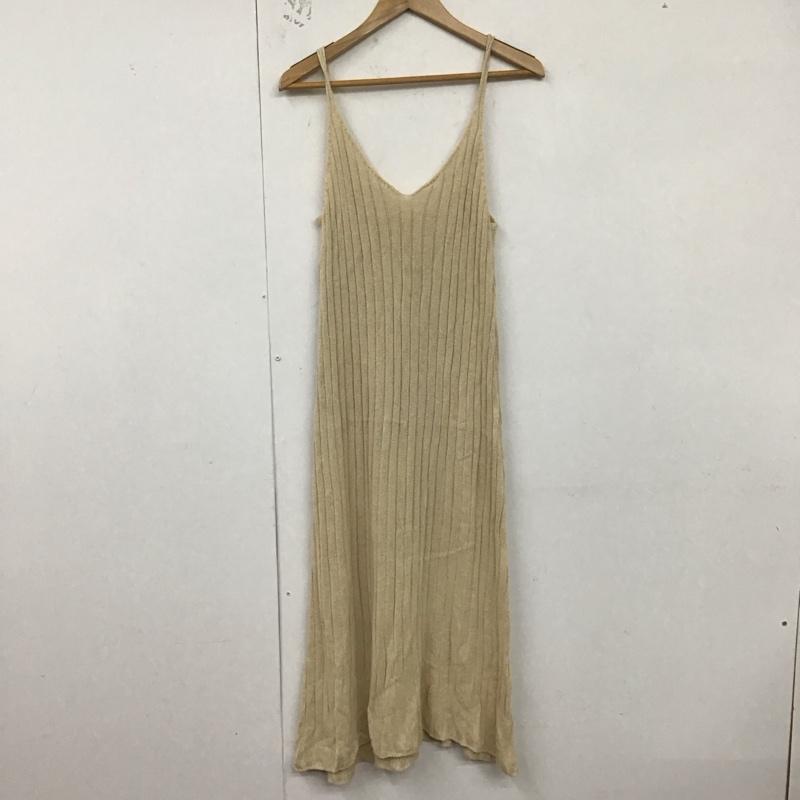 ジーナシス JEANASIS ワンピース ロングスカート FREE 無地 ベージュ / ベージュ /  レディース USED 古着 中古 10128915