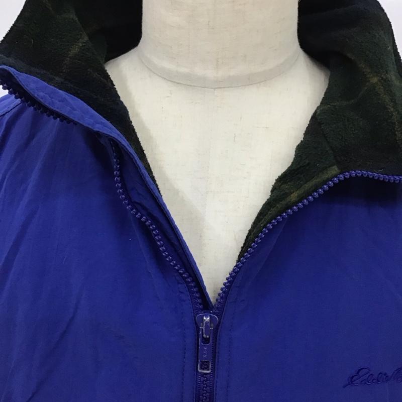 エディーバウアー Eddie Bauer ジャケット、上着 ジャンパー、ブルゾン L ロゴ、文字 青 / ブルー /  メンズ USED 古着 中古 10115263