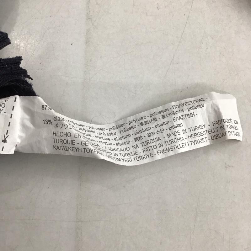 ザラ ZARA パンツ スラックス 3666 022 401 サイドベルト ワイドパンツ S 無地 紺 / ネイビー /  レディース USED 古着 中古 10139244