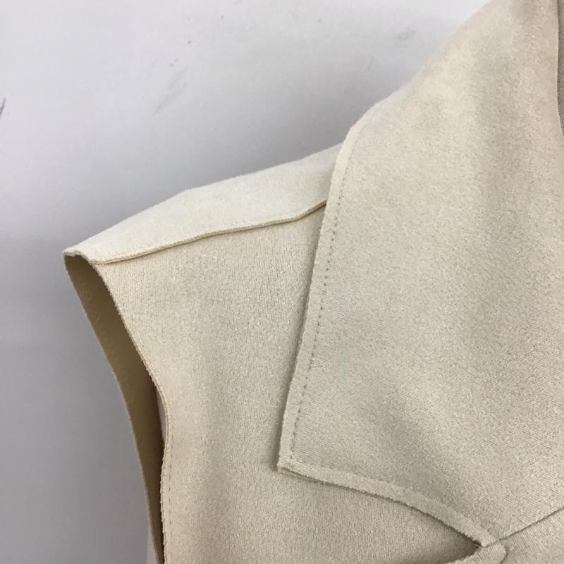 ザラ ZARA ベスト ベスト 8073 040 712 フェイクスウェード S 無地 ベージュ / ベージュ /  レディース USED 古着 中古 10109453