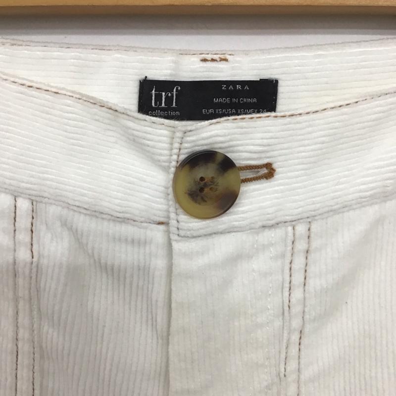 ザラ ZARA ボトムス ボトムス XS 無地 白 / ホワイト /  レディース USED 古着 中古 10139419