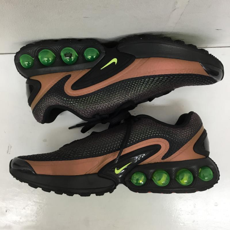 ナイキ NIKE スニーカー スニーカー IB8065-045 AIR MAX DN OFF NOIR/LT LEMON TWIST-LT BRITISH TAN 28.0cm ロゴ、文字 黒 / ブラック / X 紫 / パープル / X 緑 / グリーン /  メンズ USED 古着 中古 10141694