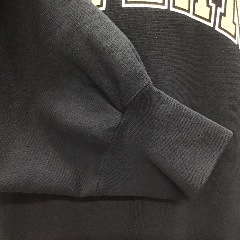 ラディアル RADIALL トレーナー 長袖 RAD-24AW-CUT002 Lowlane CREW NECK SWEATSHIRT LS タグ付き XL ロゴ、文字 黒 / ブラック /  メンズ USED 古着 中古 10122598