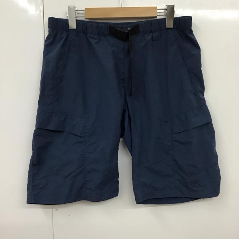 ザノースフェイス THE NORTH FACE パンツ ショートパンツ nb41725 クラスファイブカーゴショーツ ハーフパンツ ショートパンツ XL ロゴ、文字 紺 / ネイビー /  メンズ USED 古着 中古 10117470