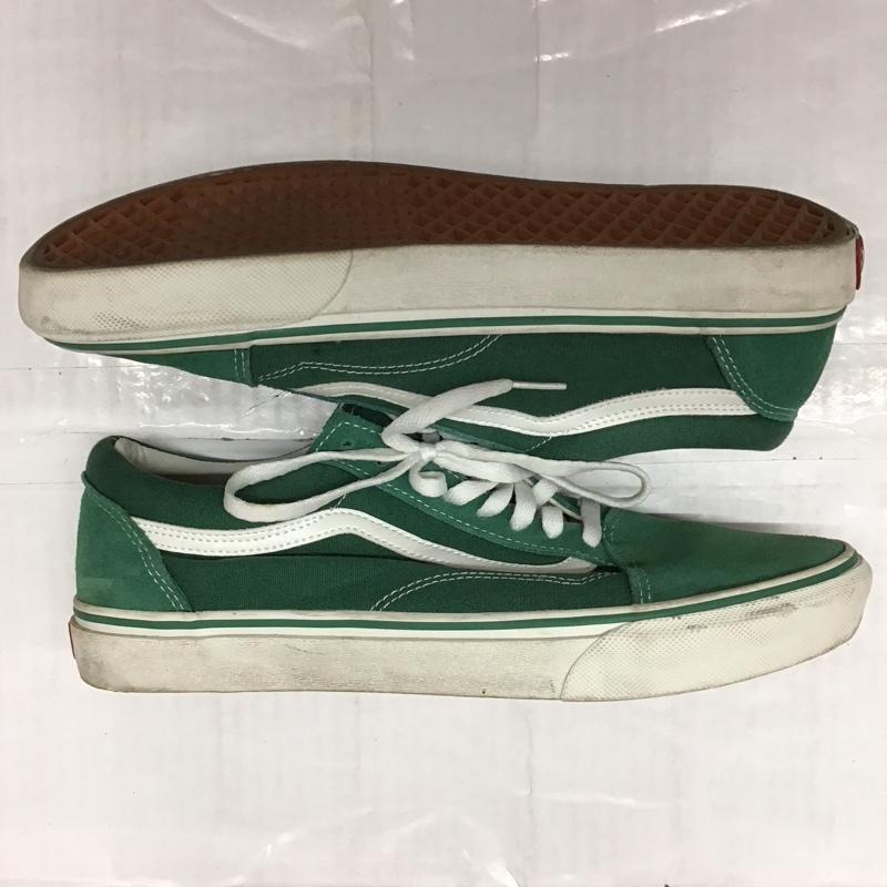 バンズ VANS スニーカー スニーカー V36CF COLORS OLD SKOOL 28.5cm 28.5cm ロゴ、文字 緑 / グリーン / X 白 / ホワイト /  メンズ USED 古着 中古 10114530