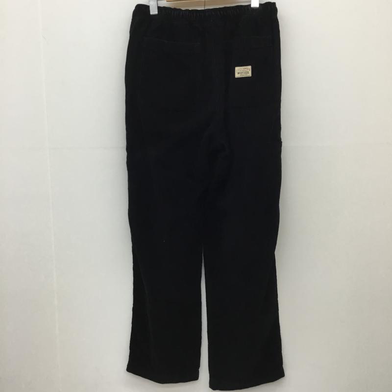 ステューシー STUSSY パンツ ワークパンツ、ペインターパンツ コーデュロイパンツ M ロゴ、文字 黒 / ブラック /  メンズ USED 古着 中古 10119030